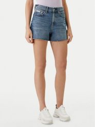 Calvin Klein Jeans Szorty jeansowe LV047F766G Niebieski Relaxed Fit. Niebieskie szorty Calvin Klein Jeans, bez wzorów, z bawełny. Za 369.99 zł.