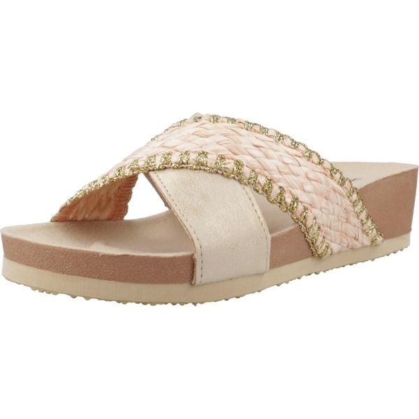 Sandały GIOSEPPO OMA Złoty. Żółte sandały Gioseppo, bez wzorów, z syntetyku, bez obcasa, bez zapięcia. Za 179.99 zł.