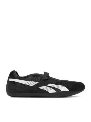 Reebok Baleriny EOSS-ULTRA LO MARY JANE 100261002 Czarny. Czarne baleriny Reebok, bez wzorów, z materiału, bez obcasa. Za 299.99 zł.