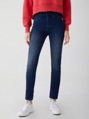 LTB Dżinsy "Amy X Ferla" - Skinny fit - w kolorze granatowym rozmiar: W25/L30. Niebieskie jeansy LTB, l, z aplikacjami, z podwyższonym stanem. Za 66.00 zł.