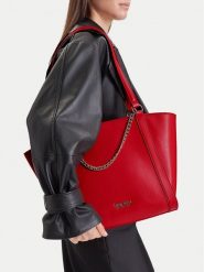 Nine West Torebka CEO-ADDISON-LH22281 Czerwony. Czerwone torebki klasyczne Nine West, bez wzorów, bez dodatków. Za 229.99 zł.