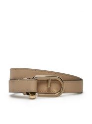 Furla Pasek Damski WC00089 BX2045 8E000 Beżowy. Brązowe paski Furla, bez wzorów, ze skóry. Za 359.99 zł.