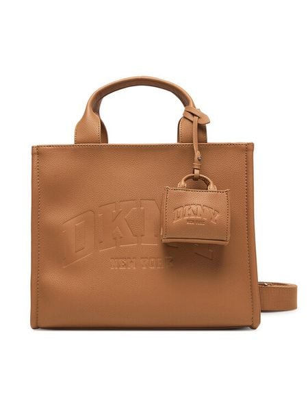 DKNY Torebka R53AAR57 Brązowy. Brązowe torebki klasyczne DKNY, bez wzorów, ze skóry, bez dodatków. Za 479.99 zł.