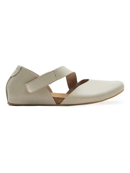 Comfortfusse Skórzane baleriny w kolorze beżowym rozmiar: 40. Brązowe baleriny Comfortfüße, bez wzorów, z okrągłym noskiem, bez obcasa. Za 230.04 zł.