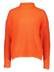 Replay Sweter w kolorze pomarańczowym rozmiar: M. Pomarańczowe swetry Replay, m, bez wzorów, z wełny, bez ramiączek. Za 297.97 zł.