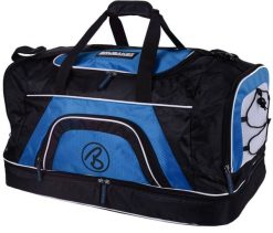 BRUBAKER Big Base - Torba sportowa 90L czarno-niebieska. Czarne torby na ramię X2, bez wzorów, z materiału, eleganckie, na ramię, duże, bez dodatków. Za 232.99 zł.