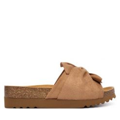 Klapki Scholl. Brązowe klapki Scholl, bez wzorów, bez obcasa. Za 339.99 zł.