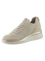 Heine Skórzane sneakersy w kolorze beżowym rozmiar: 38. Brązowe trampki Heine, bez wzorów, ze skóry, bez zapięcia. Za 108.45 zł.