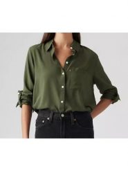 Levi's Koszula w kolorze khaki rozmiar: XL. Brązowe koszule Levi's®, s, bez wzorów, z wiskozy, bez kołnierzyka, bez ramiączek. Za 149.95 zł.