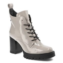 Szare Botki S.Barski Eleganckie Buty Na Obcasie. Szare botki S.BARSKI, na jesień, bez wzorów, ze skóry ekologicznej, bez obcasa, na obcasie, bez zapięcia. Za 239.00 zł.