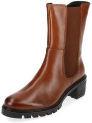 Ara Shoes Skórzane botki w kolorze jasnobrązowym na obcasie rozmiar: 39. Brązowe botki Ara Shoes, bez wzorów, z materiału, bez obcasa, na obcasie, bez zapięcia. Za 286.16 zł.