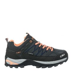 Buty trekkingowe damskie, Rigel Low WP 3Q13246-65UP. Czarne trekkingi CMP. W wyprzedaży za 359.99 zł.