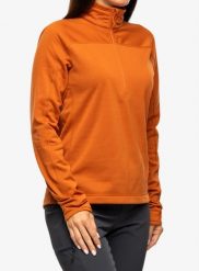 Bluza polarowa damska Fjallraven Abisko Lite Fleece Half Zip. Brązowe bluzy Fjällräven, xs, bez wzorów, z materiału, bez kaptura. Za 351.99 zł.