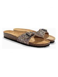 Sunbay Klapki "Jasmin" ze wzorem rozmiar: 37. Klapki Sunbay, bez wzorów, z otwartym noskiem, bez obcasa. Za 159.95 zł.
