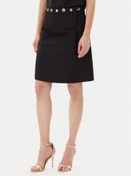 Artigli Spódnica mini ACGO000744 Czarny Regular Fit. Czarne spódnice Artigli, bez wzorów, z syntetyku, mini. Za 151.99 zł.
