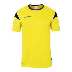 Koszulka Uhlsport Squad 27. Czarne bluzki Uhlsport, bez wzorów, z dżerseju, sportowe, bez kołnierzyka, bez ramiączek. Za 122.50 zł.