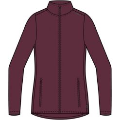 Bluza damska VIKING Tesero Lady Polartec bordowa. Czerwone bluzy Viking, l, bez wzorów, z materiału, bez kaptura. Za 239.90 zł.