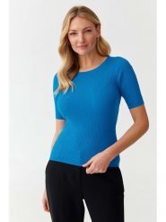 TATUUM Sweter w kolorze niebieskim rozmiar: XS. Niebieskie swetry Tatuum, xs, bez wzorów, bez ramiączek. Za 66.00 zł.