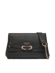 Guess Torebka HWBG95 27210 Czarny. Czarne listonoszki Guess, z aplikacjami, ze skóry, bez dodatków. Za 349.99 zł.