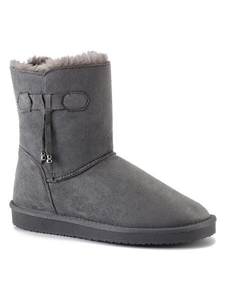 ISLAND BOOT Botki zimowe "Kinsac" w kolorze szarym rozmiar: 39. Szare botki Island Boot, na zimę, bez wzorów, z materiału, bez obcasa, bez zapięcia. Za 139.95 zł.