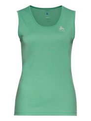 Odlo Top sportowy "Cardada" w kolorze zielonym rozmiar: onesize. Zielone koszulki sportowe Odlo, bez wzorów, z materiału, bez ramiączek, outdoorowe. Za 48.39 zł.