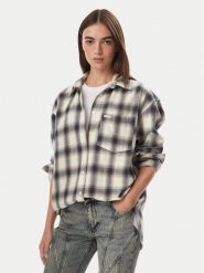 Guess Jeans Koszula W5BH40 WGMH1 Niebieski Regular Fit. Niebieskie koszule Guess Jeans, xs, z aplikacjami, z bawełny, bez kołnierzyka, bez ramiączek. Za 389.99 zł.