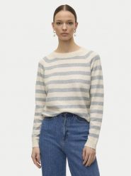 Vero Moda Sweter Doffy 10201022 Beżowy Regular Fit. Brązowe swetry Vero Moda, m, bez wzorów, z syntetyku, bez ramiączek. Za 119.99 zł.