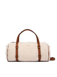 Guess Torebka Taylor Mini HWWS23 25760 Kremowy. Białe torebki klasyczne Guess, z aplikacjami, z materiału, bez dodatków. Za 364.99 zł.