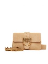 PINKO Torebka Love One Mini Slouchy Fl PE 25 PLTT 104340 A2CC Beżowy. Brązowe torebki klasyczne Pinko, bez wzorów, ze skóry, bez dodatków. Za 1,099.00 zł.