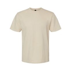 Koszulka Unisex Dla Dorosłych Softstyle Midweight. Brązowe bluzki GILDAN, m, bez wzorów, sportowe, bez kołnierzyka, bez ramiączek. Za 43.99 zł.