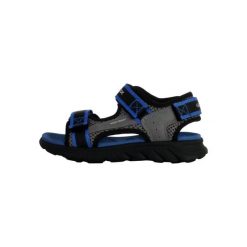 Sandały Geox J Sandal Airadyum B. Niebieskie sandały Geox, bez wzorów, z syntetyku, sportowe, bez obcasa, bez zapięcia. Za 159.99 zł.