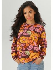 Aniston Bluzka w kolorze żółto-bordowo-pomarańczowym rozmiar: 38. Czerwone bluzki Aniston, bez wzorów, bez kołnierzyka, bez ramiączek. Za 48.05 zł.