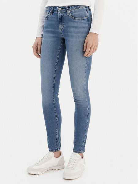 Tommy Jeans Jeansy Sophie DW0DW19530 Niebieski Skinny Fit. Niebieskie jeansy Tommy Jeans, bez wzorów. Za 309.99 zł.