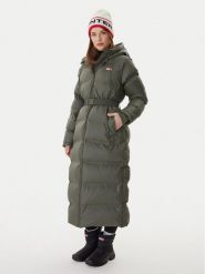 Hunter Płaszcz zimowy Hutchison HARW0001252 Zielony Regular Fit. Zielone płaszcze Hunter, na zimę, xs, bez wzorów, z syntetyku, bez kaptura. Za 1,199.00 zł.