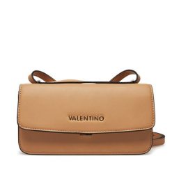 Torebka Valentino. Brązowe listonoszki Valentino, bez wzorów, bez dodatków. Za 279.99 zł.