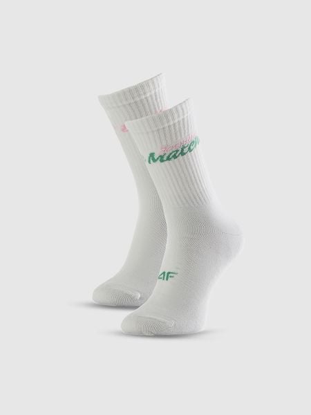 4F Skarpetki długie (2-pack) damskie - multikolor 39-42. Skarpety 4f, bez wzorów. W wyprzedaży za 29.99 zł.