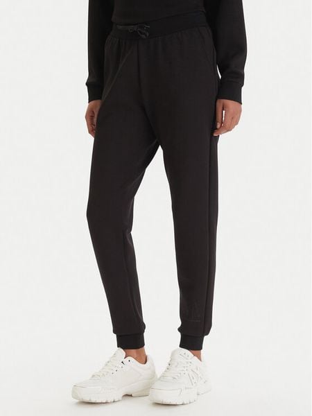 Armani Exchange Spodnie dresowe XW000828 AF13397 UC001 Czarny Regular Fit. Czarne spodnie dresowe Armani Exchange, m, bez wzorów, z dresówki. Za 499.99 zł.