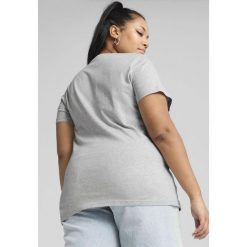 Damska koszulka ESS No. 1 Logo PUMA Light Gray Heather. Czarne bluzki Puma, s, bez wzorów, z gumy, sportowe, bez kołnierzyka, bez ramiączek. W wyprzedaży za 89.00 zł.