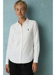 U.S. Polo Assn. Koszula - Regular fit - w kolorze białym rozmiar: L. Białe koszule U.S. Polo Assn., l, bez wzorów, z bawełny, bez kołnierzyka, bez ramiączek. Za 174.84 zł.