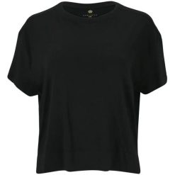 Damska koszulka z nadrukiem Athlecia Laimeia. Czarne bluzki Athlecia, bez wzorów, casualowe, bez kołnierzyka, bez ramiączek. Za 148.50 zł.