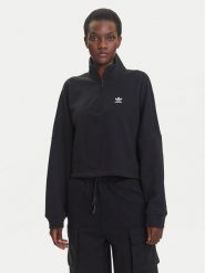 Adidas Bluza Essentials French Terry IW5726 Czarny Oversize. Czarne bluzy Adidas, l, bez wzorów, z bawełny, bez kaptura. Za 239.99 zł.