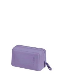 Kosmetyczka American Tourister Washbag Pop 4,5. Fioletowe kufry i kosmetyczki American Tourister, bez wzorów, z materiału, bez dodatków. Za 129.99 zł.