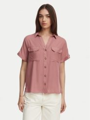 Vero Moda Koszula Bumpy 10310139 Różowy Regular Fit. Czerwone koszule Vero Moda, m, bez wzorów, z wiskozy, bez kołnierzyka, bez ramiączek. Za 129.99 zł.