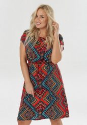 Czerwona Sukienka Malithera. Czerwone sukienki Born2be, na co dzień, xl, bez wzorów, z materiału, wakacyjne, bez kołnierzyka, bez ramiączek, midi, proste. W wyprzedaży za 35.99 zł.