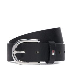 Pasek Tommy Hilfiger. Czarne paski TOMMY HILFIGER, bez wzorów. Za 148.99 zł.