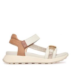 Sandały Hispanitas. Brązowe sandały Hispanitas, bez wzorów, bez obcasa, na płaskiej podeszwie, bez zapięcia. Za 609.99 zł.