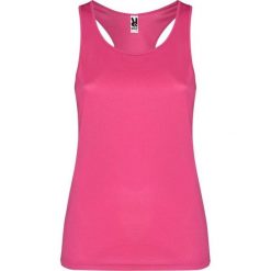 Damska Kamizelka Sportowa Shura Top. Czerwone koszulki sportowe ROLY, bez wzorów, bez ramiączek. Za 45.99 zł.
