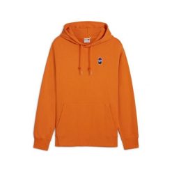 Bluza z kapturem Puma Downtown 180. Brązowe bluzy sportowe Puma, s, bez wzorów, z bawełny, z kapturem. Za 254.85 zł.