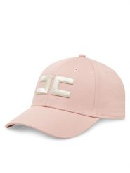 Elisabetta Franchi Czapka z daszkiem CL-06F-51E2-V160 Różowy. Czerwone czapki Elisabetta Franchi, bez wzorów, z bawełny. Za 479.99 zł.