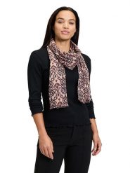 CARTOON Szal w kolorze jasnoróżowo-granatowym - 180 x 70 cm rozmiar: onesize. Różowe szaliki Cartoon, bez wzorów, z materiału. Za 73.93 zł.